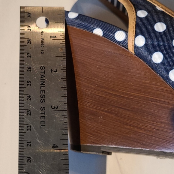 Polka dot slingback wedges - Picture 7 of 7